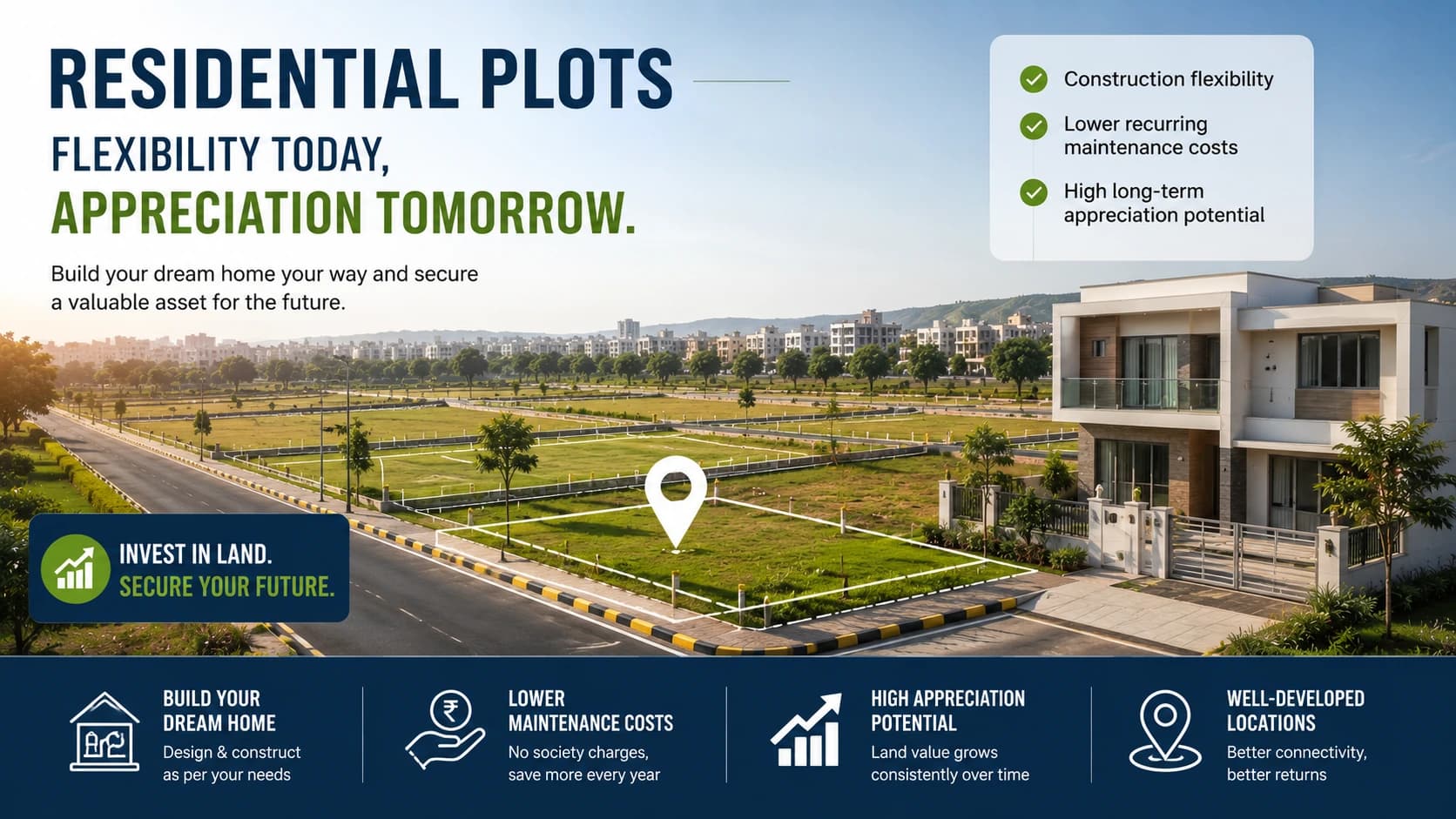 Benefits of investing in residential plots in Jaipur