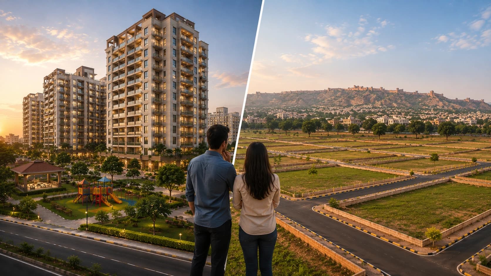 Apartment vs Plot: Which is Better in Jaipur?
