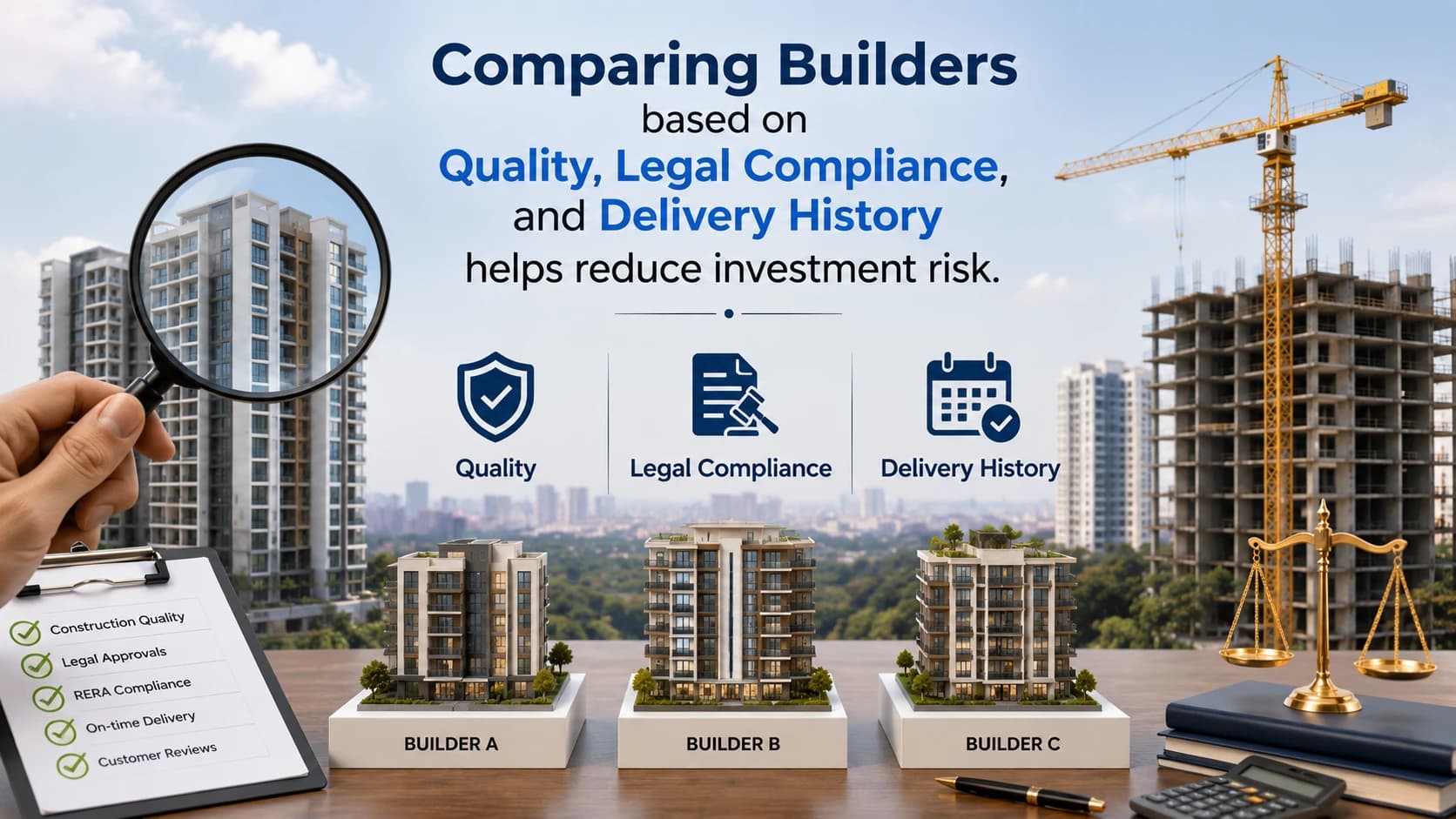 Evaluating a real estate builder before buying property