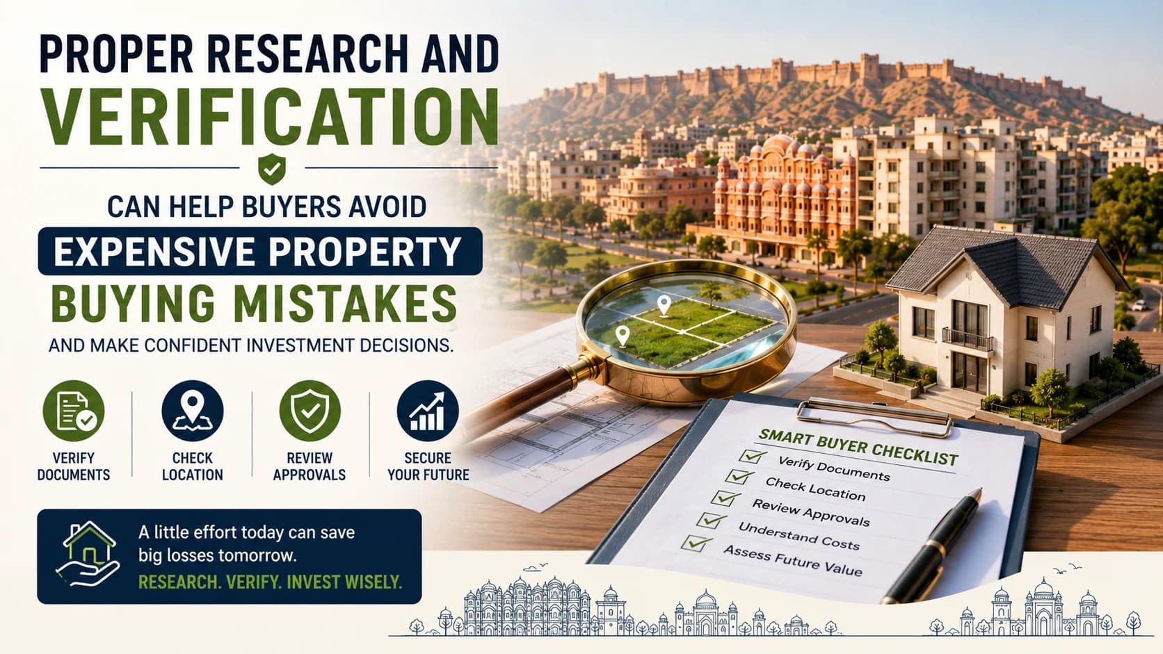 Common property buying mistakes in Jaipur
