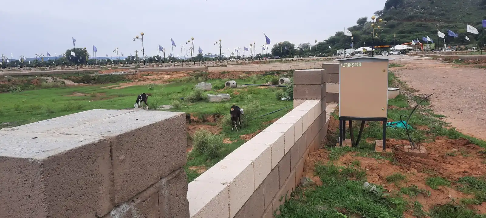 Actual site surroundings and developing corridor near NIMS University, Jaipur